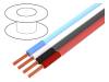 C104, Провод: для громкоговорителей; 4x1мм2; многопров; OFC; ПВХ; 100м, Tasker
