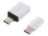 AU0040 Адаптер; USB 2.0,USB 3.0,USB 3.1; Мат-л корп: алюминий