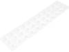 F14486 FLORENCE-Z30 Линза для LED; прямоугольная; Мат-л: PMMA плексиглас; прозрачный
