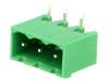EBQA-03-C-C Разъемный клеммник; 5мм; Кол-во полюс: 3; угловой; гнездо; "папа"