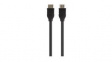 F3Y017BT1.5MBLK Video Cable, HDMI Plug - HDMI Plug, 3840 x 2160, 1.5m