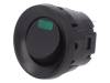 DS-060K-S-LG ROCKER; SPST; Положения:2; ON-OFF; 3A/250ВAC; черный; LED; -10?55°C
