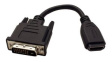 12993116 Video Cable Adapter, DVI-D 24 + 1-Pin Male - HDMI Socket 150mm