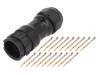 DD-18BMMA-QL8MP0 Разъем: круглый; вилка; "папа"; 5А; Серия: X-Lok; 22?20AWG; обжим