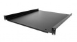 SHELF-1U-20-FIXED-S Cantilever Shelf, Steel, 305mm, Black