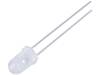 OSG3DA5121A-TU LED; 5мм; бирюзовый; 6500мкд; 20°; Поверхность: выпуклая