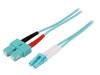 FP3LS02 Разъем: световодный; patchcord; LC, SC; на защелки; Кат: OM3; "папа"