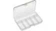 RND 550-00099 Assortment Box, 6, transparent 165 x 112 x 31 mm, Polypropylene