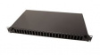 21.99.0650 Splice Box Frame, 24x SC / LC Couplers, 19", Black