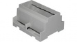 CNMB/6W/2 DIN Rail Module Box Size 6 Open Top Extended Walls Sides Open 106x90x58mm Light