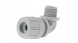 1300980028 MAX-LOC Strain Relief Cord-Sealing Grip 3/8" NPT 90° Angle Male Cable Diameter 3.18-4.75mm (.125-.187")