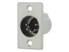 AC5MPNZ Гнездо; XLR; "папа"; PIN:5; прямой; цанговые контакты; пайка; 133В