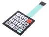 QW-01, Клавиатура: мембранная; Количество кнопок: 16; W: 80мм; Шаг: 2,54мм, QWERTY