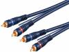 C-2RCA2RCA-R-BL050 Кабель; вилка RCA x2,управление, с обеих сторон; 5м; синий