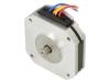 SANYO PANCAKE STEPPER MOTOR: BIPOLAR 42?, Двигатель: шаговый; 3,5ВDC; Двусторон.вал: нет; макс.84,7мНм; 1А, POLOLU