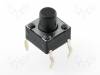 DTS-63K Микропереключатель; 1; SPST-NO; 0,05A/12ВDC; THT; 1Н; 6,2x6,2мм