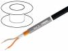 C114 GRAY, Кабель: микрофонный; 2x0,25мм2; спирально экранированный; OFC, Tasker