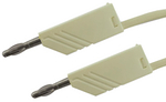 MLN 200/2.5 WEI / WHITE, Test lead diam. 4 mm White 200 cm 2.5 mm2 CAT I, SKS Kontakttechnik