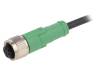 SAC-5P-1,5-PUR/M12FS, Соединительный кабель; M12; PIN:5; прямой; 1,5м; вилка; 60ВAC; 4А, Phoenix Contact