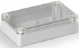SPCP081304LT Cubo S 75 x 125 x 35 мм, 25 мм основание, глухая стенка, прозрачная крышка, PC,