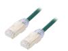 STP28X5MGR Patch cord; F/UTP,TX6A-28™; 6a; однопров; Cu; LSZH; зеленый; Дл: 5м