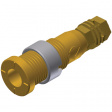 MSEB 2600 G M3 AU GELB / YELLO Safety socket diam. 2 mm yellow