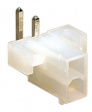 3929-1028 Male header, 2-pin, 90deg. 2p
