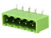 XY2500R-D(5.08)-5PIN Разъемный клеммник; гнездо; "папа"; 5,08мм; угловой 90°; луженые