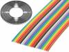 FLCC-26/30 [30 м] Кабель: плоский; 1,27мм; многопров; Cu; 26x28AWG; ПВХ; 300В; 30,5м