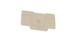 2751080000 [20 шт] End Plate, Beige, 56.9 x 2.1mm, PU=Pack of 20 pieces