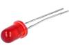 L-53LID-TNR2.54, LED; 5мм; красный; 0,7-5мкд; 60°; Поверхность: выпуклая; 2000шт., Kingbright