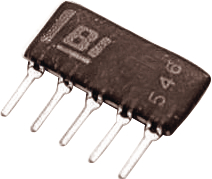 D5-1C, Diode array 4 Diodes 5 Pins Common cathode 100 mA, BI Technologies