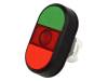 1SFA611130R1101 Переключатель: двойной; 1; 22мм; красный/зеленый; Подсвет: MLB-1