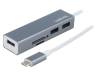 UA0305, Hub USB; USB 3.1; PnP и hot-plug; Кол-во портов: 3; 5Гбит/с; 150мм, LOGILINK