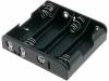 BH-341-1D, Отсек для батарей; Размер: AA, R6; Кол-во бат:4; Цвет: черный, COMF