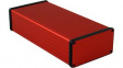 1455N2201RD Extruded Enclosure, Red, 103 x 220 x 53 mm, Aluminium, 1455