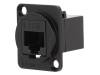 CP30220MB Соединитель; FT; Кат:5e; гнездо RJ45,с обеих сторон; 19x24мм