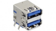 48406-0003 USB 3.0 Socket, 18, USB 3.0 A