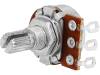 R16148-1A-1-B220K, Потенциометр: осевой; однооборотный; 220кОм; 125мВт; ±20%; 6мм, SR PASSIVES