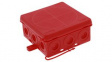 KA 012 RD Junction Box 86x86x41mm Polyethylene (PE)/Polypropylene (PP) IP55 Red