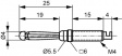 001 11005 101914 Plug diam. 4 mm