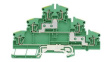 1131740000 PE Terminal, 500V, Tension Clamp, 6 Poles, 2.5mm\x1a, Green / Yellow