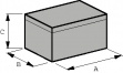1590A Корпус: универсальный; Х:39мм; Y:93мм; Z:27мм; 1590; алюминий; IP54