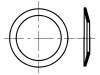 1229265, Шайба; пружинная; M16; D=26мм; h=1,65мм; пружинная сталь; BN:803, BOSSARD