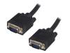 27642, Кабель; вилка D-Sub 15pin HD, с обеих сторон; 5м; Цвет: черный, QOLTEC