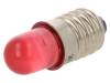 LR-E10-12AC/DC, Лампочка LED; красный; E10; 12ВDC; 12ВAC, POLAM-ELTA