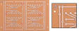 910-HP Laboratory card Phenol hard-paper FR2