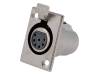XLR-7G-C Гнездо; XLR; "мама"; PIN:7; пайка; Корп: стандарт XLR; Oотв:24мм