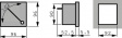 96DA,50A DC Аналоговые дисплей 96 x 96 mm 50 ADC