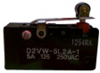 D2VW-5L2A-1 Микропереключатель; с рычагом (с роликом); SPDT; 5A/250ВAC; 1